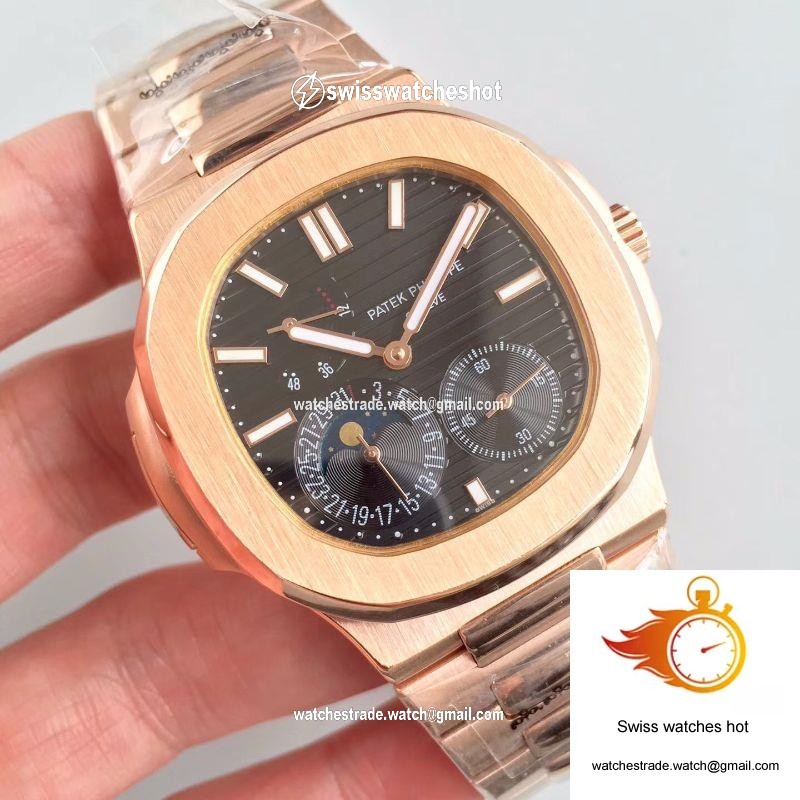 Patek Philippe Nautilus Moonphase 5712R-001 Black Dial 2