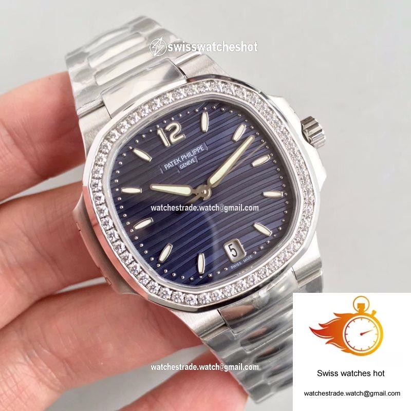 Patek Philippe Nautilus Ladies 7018/1A-010 PF Factory Blue Dial 2