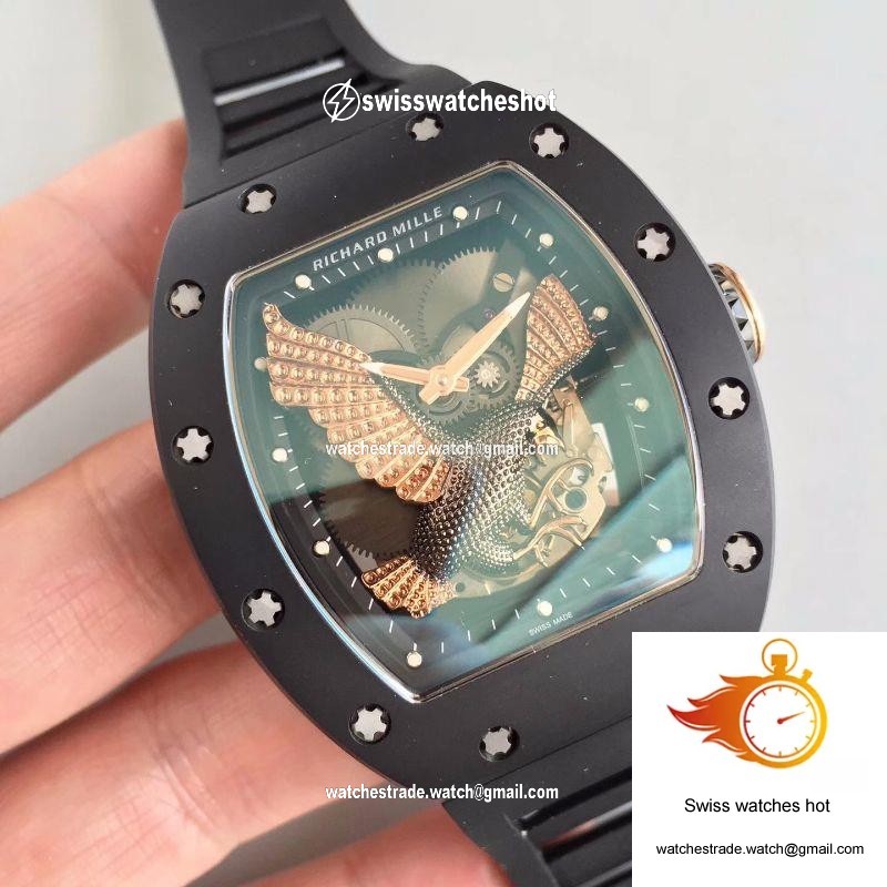 Richard Mille RM023 Rose Gold Eagle Skeleton Dial 2