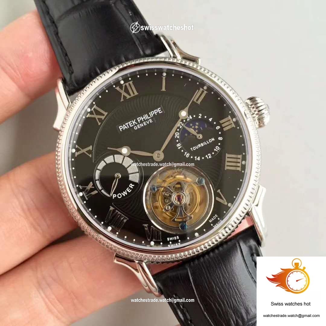 Patek Philippe Tourbillon Moonphase Black Dial 2