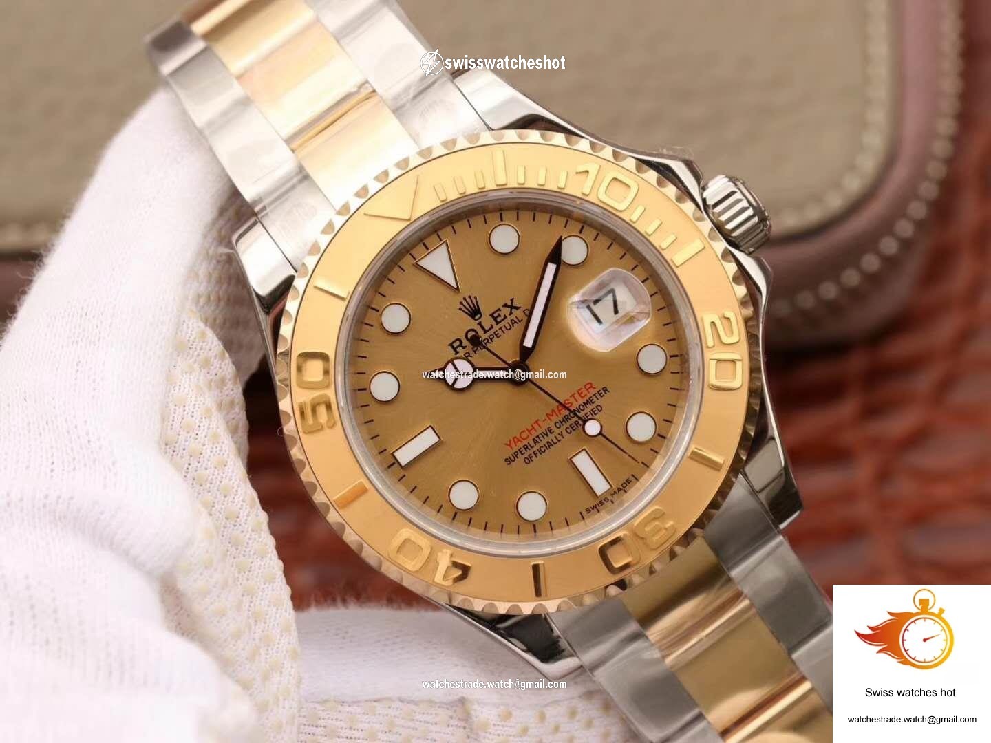 Rolex Yacht Master 116623 Champagne Dial 2