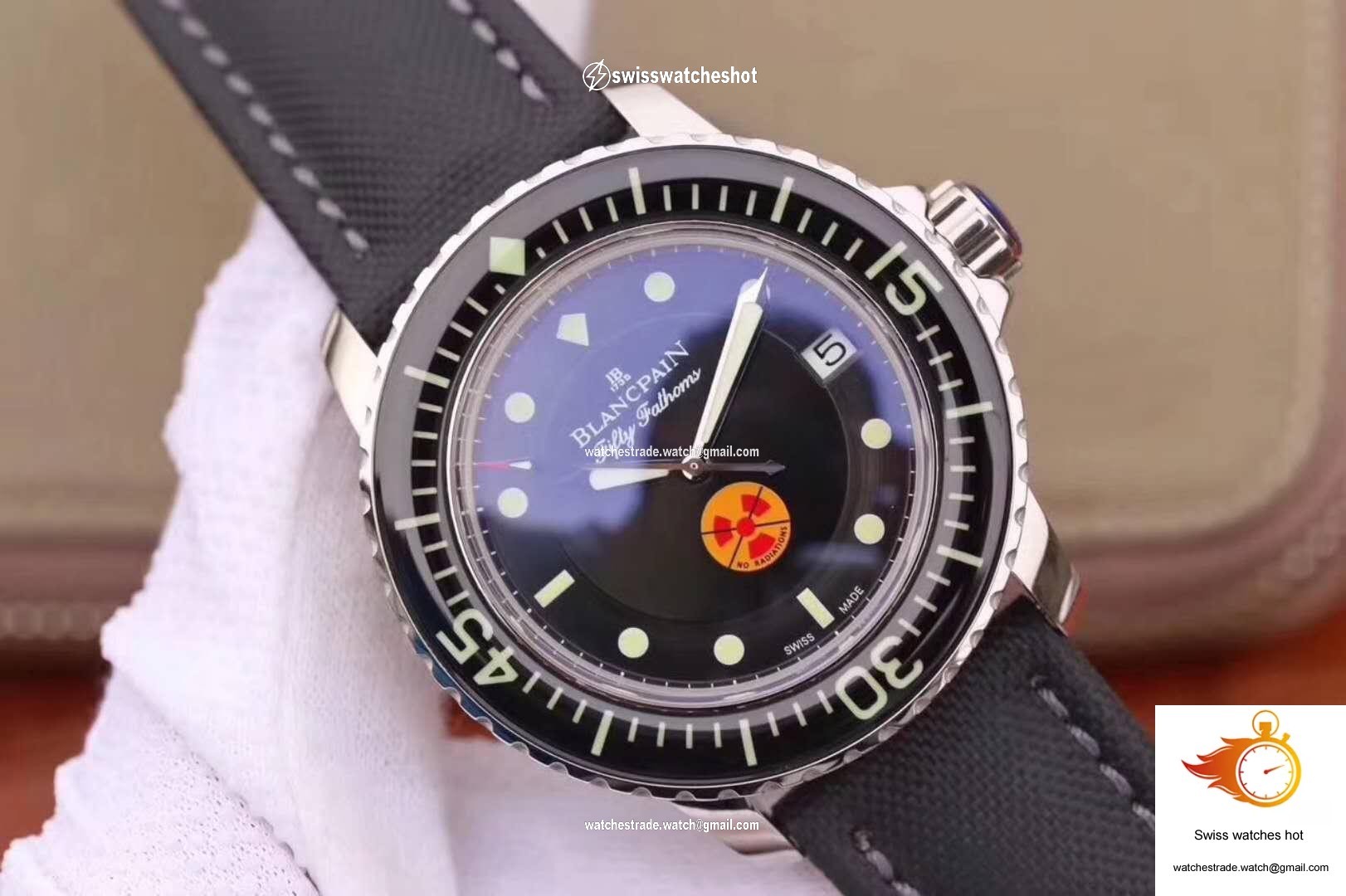 Blancpain Fifty Fathoms Tribute Limited Edition 5015B-1130-52 ZF Factory Black Dial 2