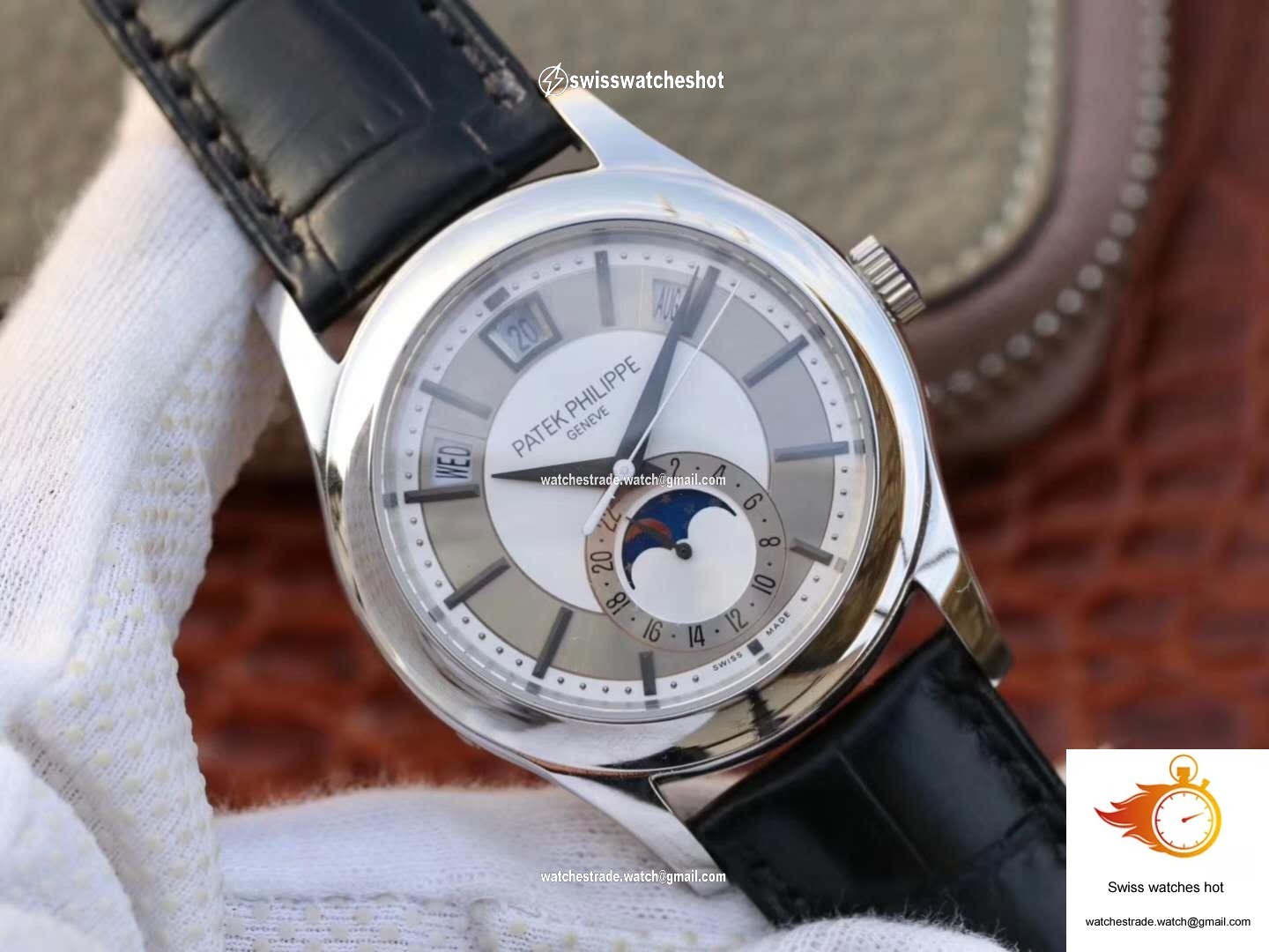 Patek Philippe Annual Calendar 5205G-001 Rhodium Dial 2