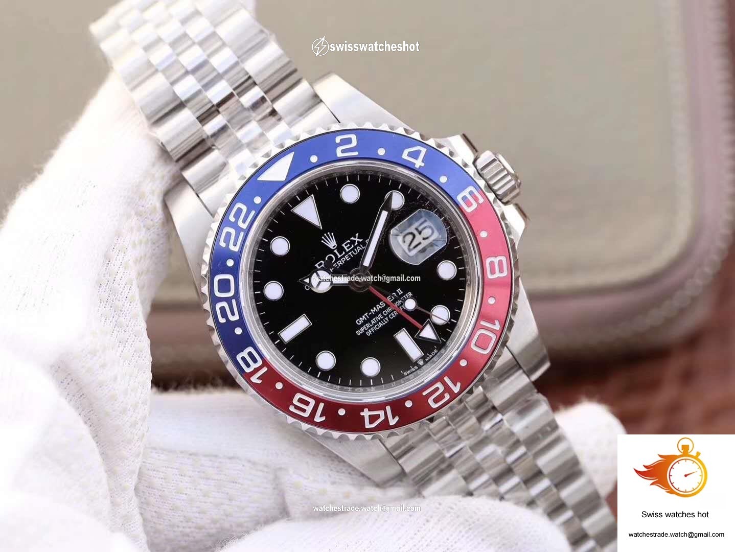 Rolex GMT Master II 126710BLRO GM Factory Black Dial 2