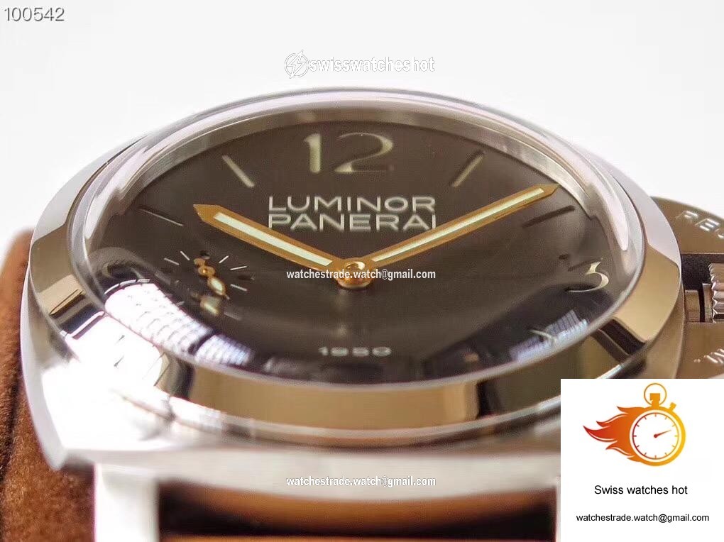 Panerai Luminor 1950 PAM127 ZF Factory Superlumed Black Dial 2