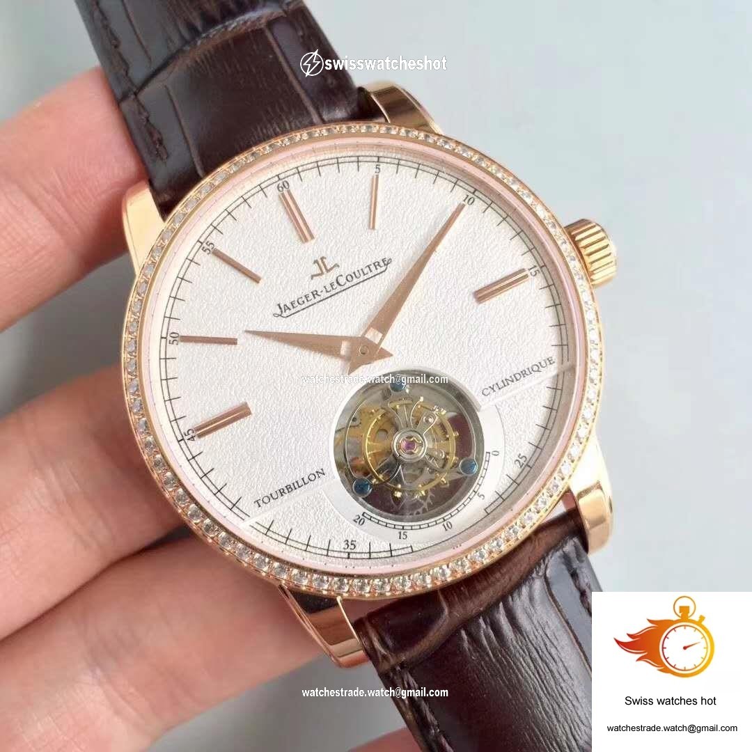 Jaeger-LeCoultre Master Ultra Thin Q1322410 Tourbillon Beige Dial 2