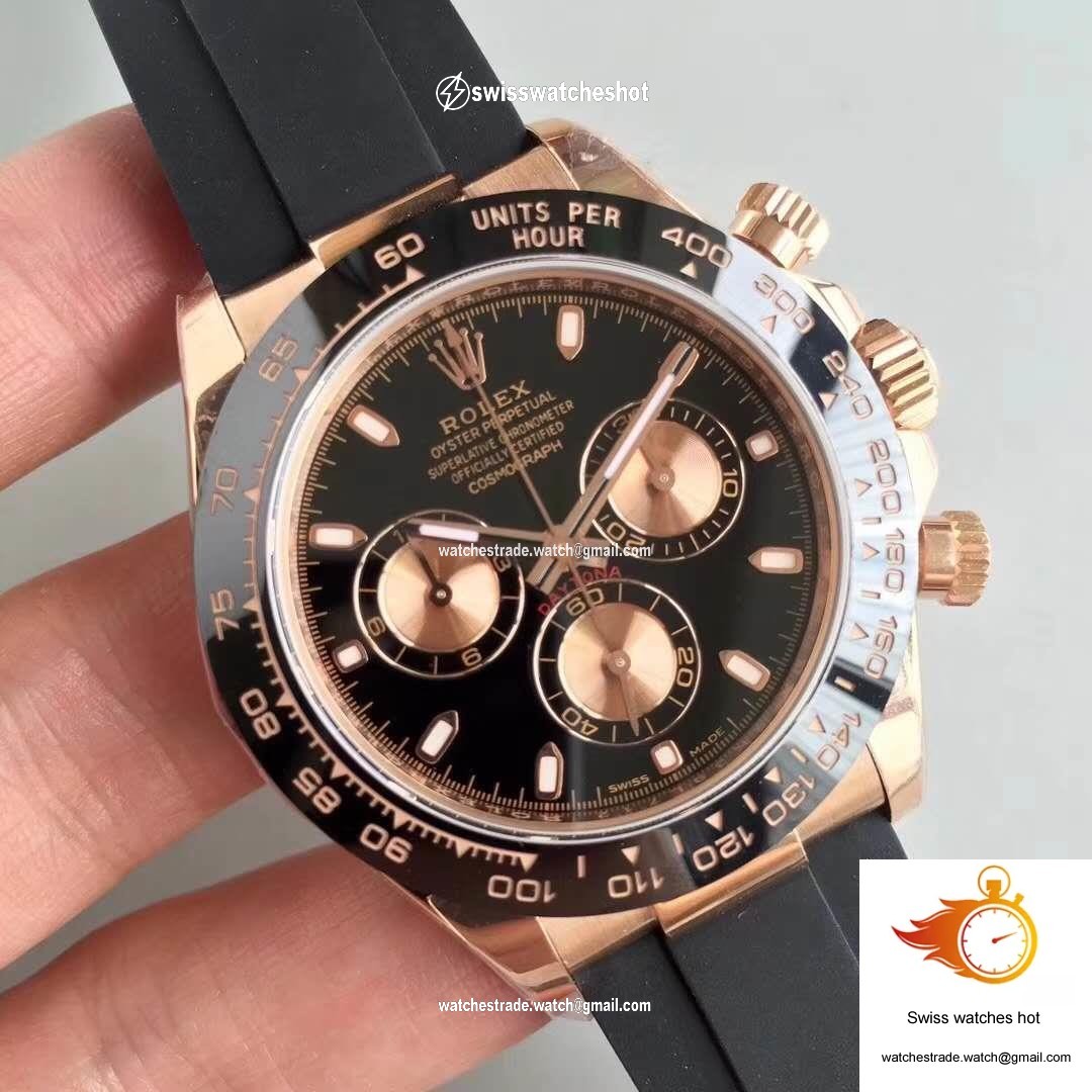 Rolex Daytona Cosmograph 116515LN Noob Factory Black Dial 2