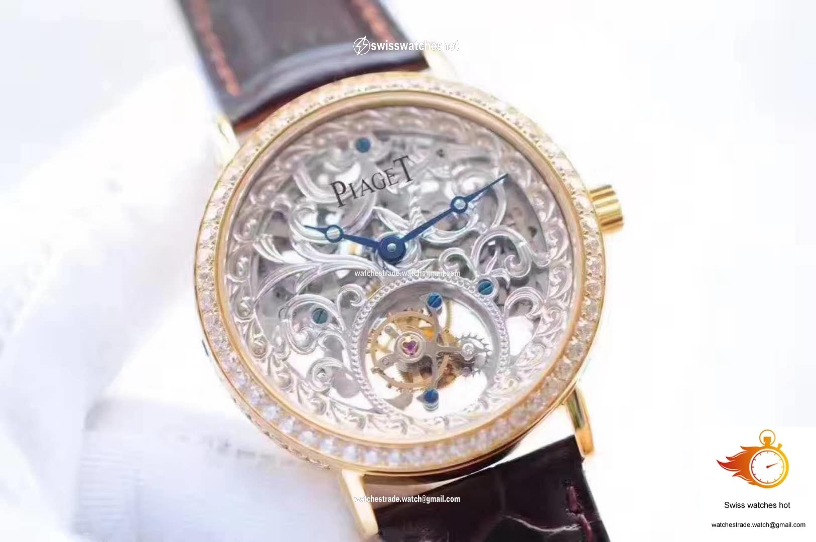 Piaget Tourbillon V6 Factory Carved Skeleton Dial 2