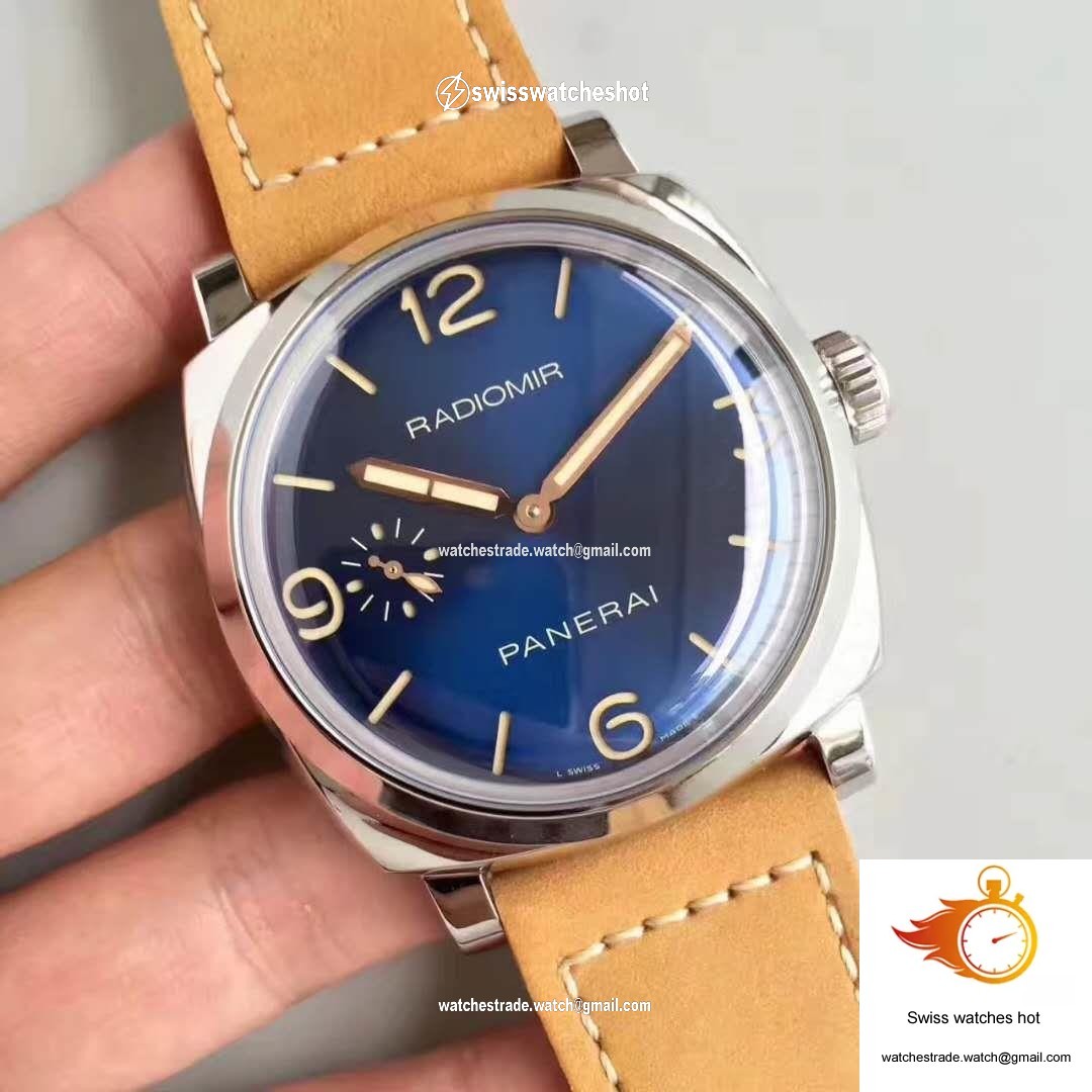 Panerai Radiomir 1940 PAM690 ZF Factory Blue Dial 2