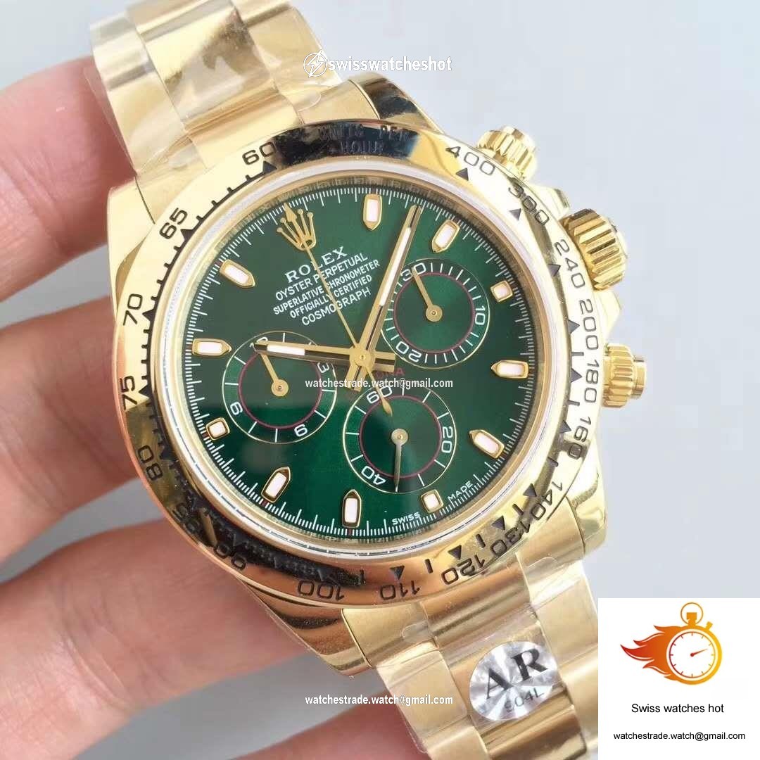 Rolex Daytona Cosmograph 116508 AR Factory Green Dial 2