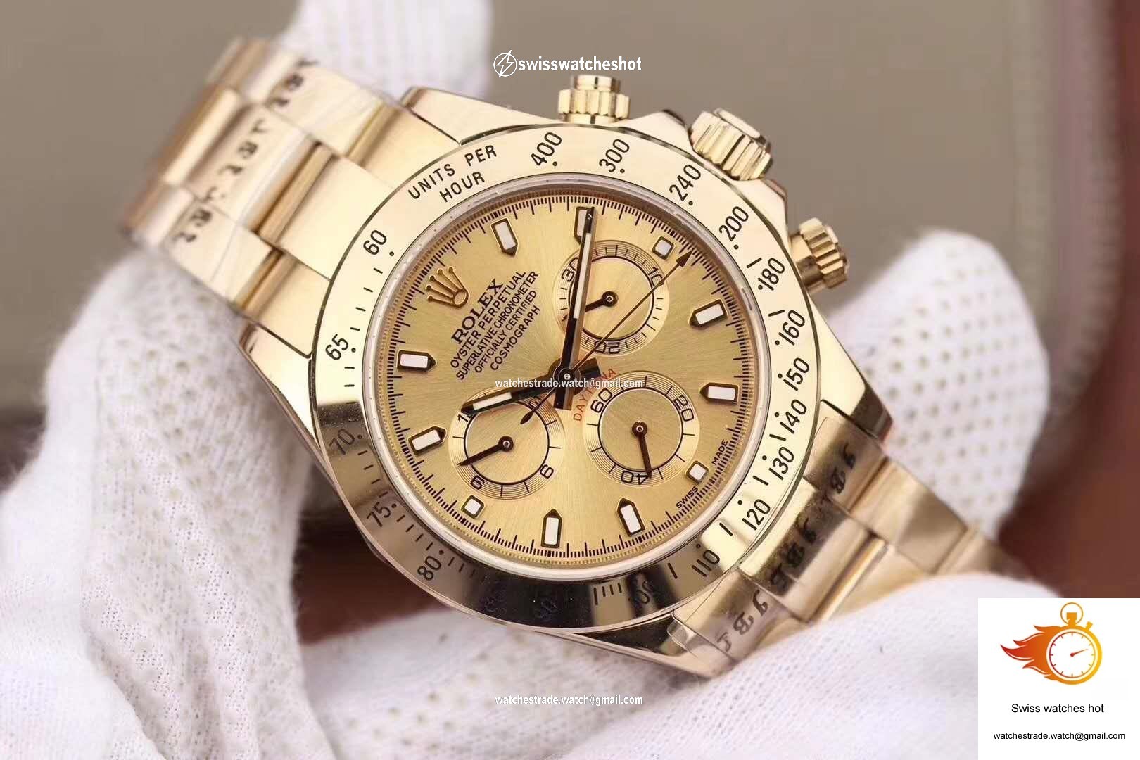 Rolex Daytona Cosmograph 116503 JH Factory Gold Dial 2