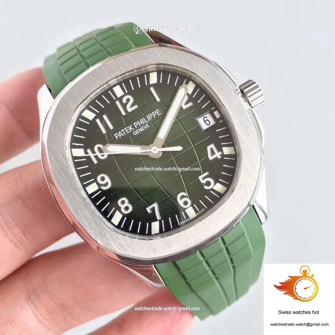 Patek Philippe Aquanaut Jumbo 5167A PF Factory Green Dial 2