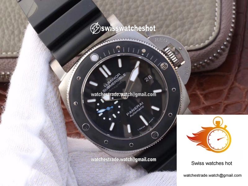 Panerai Luminor Submersible 1950 Amagnetic 3 Days PAM1389 VS Factory Black Dial 2