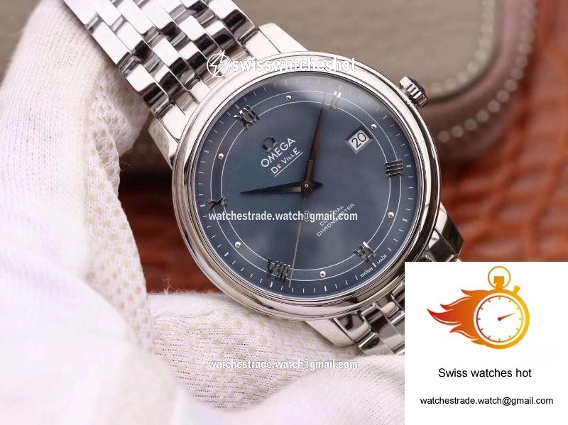 Omega De Ville Prestige 424.10.40.20.03.002 MKS Factory Blue Dial 2
