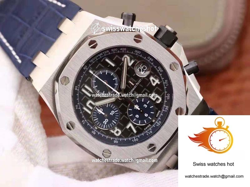 Audemars Piguet Royal Oak Offshore Chronograph 2018 SIHH 26470 JF Factory V2 Black Textured Dial 2