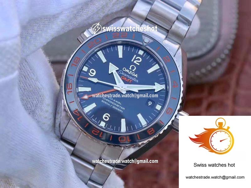 Omega Seamaster Planet Ocean 232.30.44.22.03.001 VS Factory Blue Dial 2