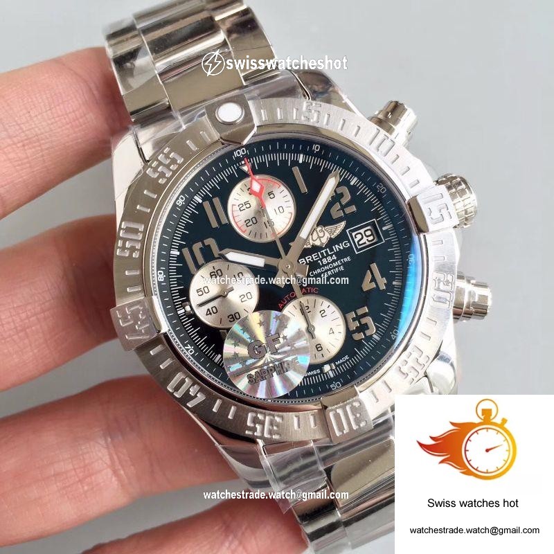 Breitling Avenger II A1338111/C870/158S/A20S.1 43MM GF Factory Blue Dial 2