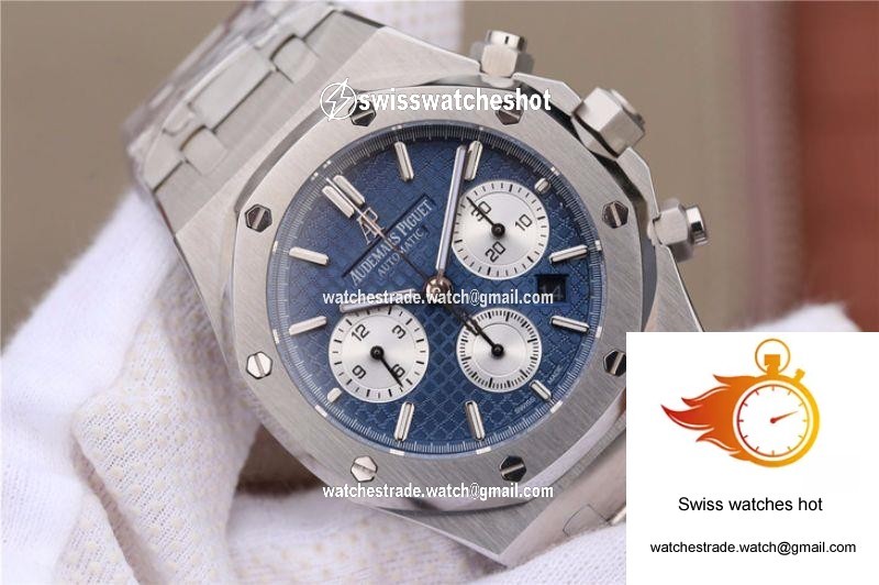 Audemars Piguet Royal Oak Chronograph 26331ST.OO.1220ST.01 OM Factory Blue Dial 2