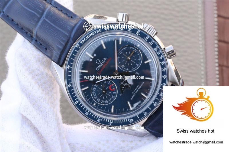 Omega Speedmaster 44.25MM 304.33.44.52.03.001 BF Factory Blue Dial 2