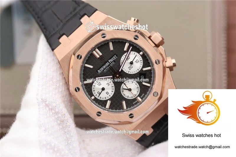 Audemars Piguet Royal Oak Chronograph 26331OR.OO.1220OR OM Factory Black Dial 2