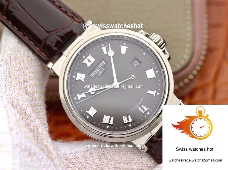 Breguet Marine 5517TI/G2/9ZU V9 Factory Grey Dial 2