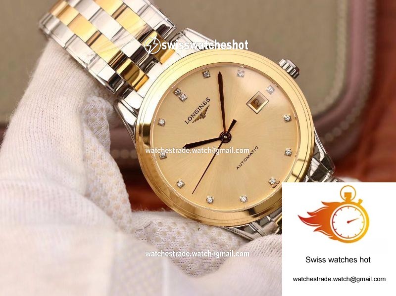 Longines Flagship L4.874.3.37.7 YC Factory Gold Dial 2
