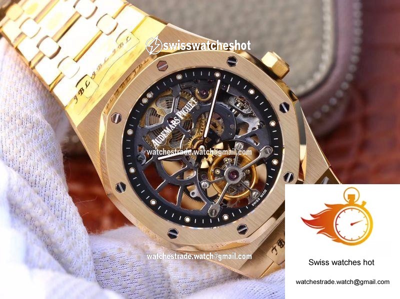 Audemars Piguet Royal Oak Offshore Diver Tourbillon 15407OR.OO.1220ST.01 JF Factory Skeleton Dial 2