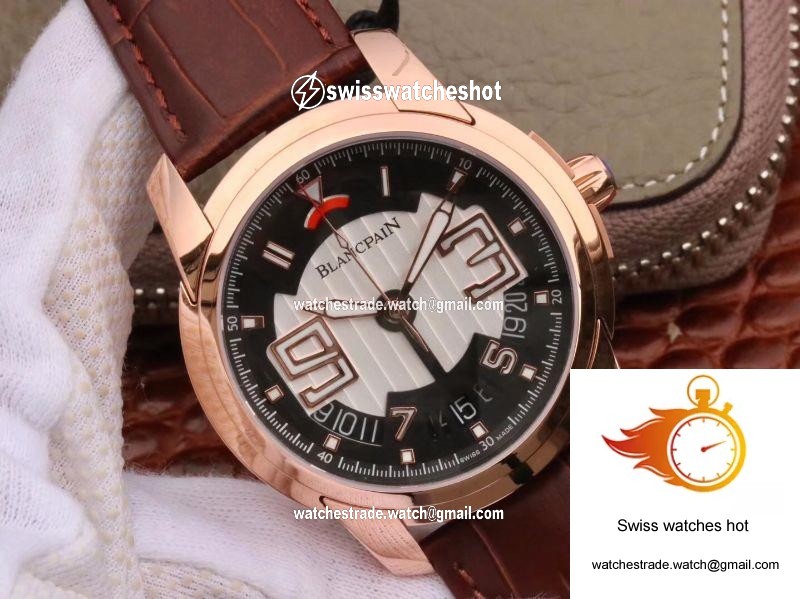 Blancpain L-EVOLUTION 8805-1134-53B Rose Gold Case Black Dial 2