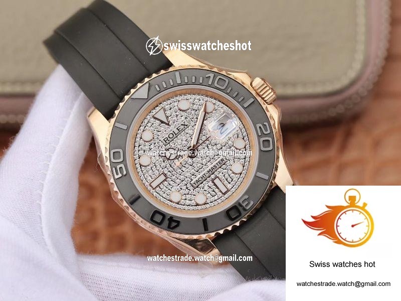 Rolex Yacht Master 116655 40mm Diamond Dial 2