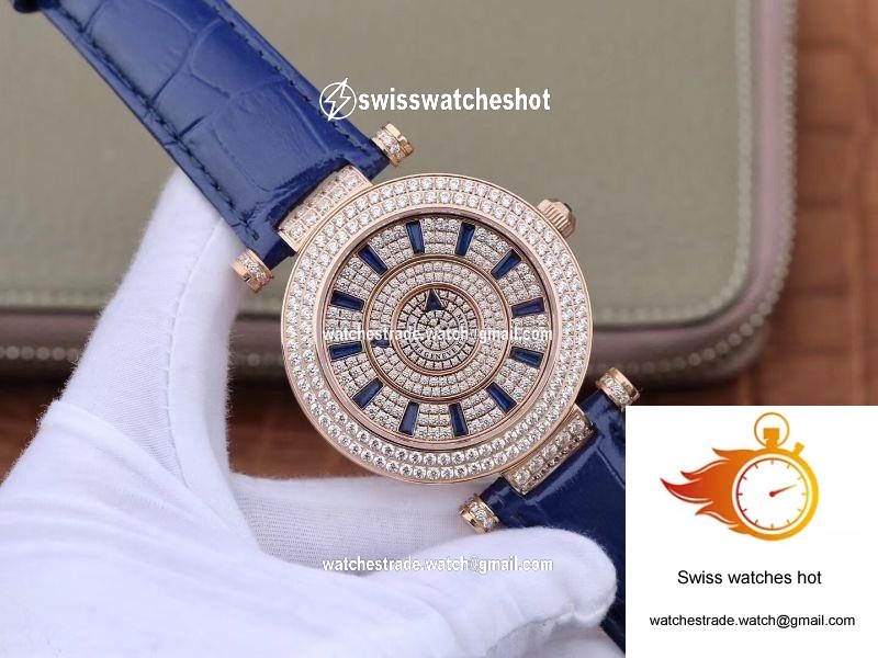 Franck Muller Double Mystery D 3R CD 42 Rose Gold Diamond Dial 2