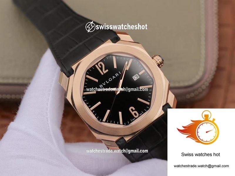 Bvlgari Octo Solotempo 102485 BG041BBSPGVD Black Dial 2