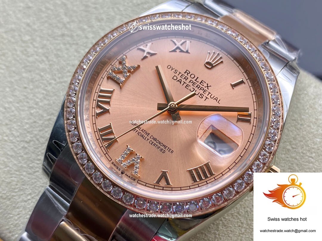 Rolex Datejust M126281RBR-0016 EW Factory Rose Gold 3