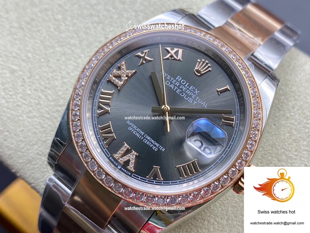 Rolex Datejust M126281RBR-0012 EW Factory Diamond-set Bezel 3