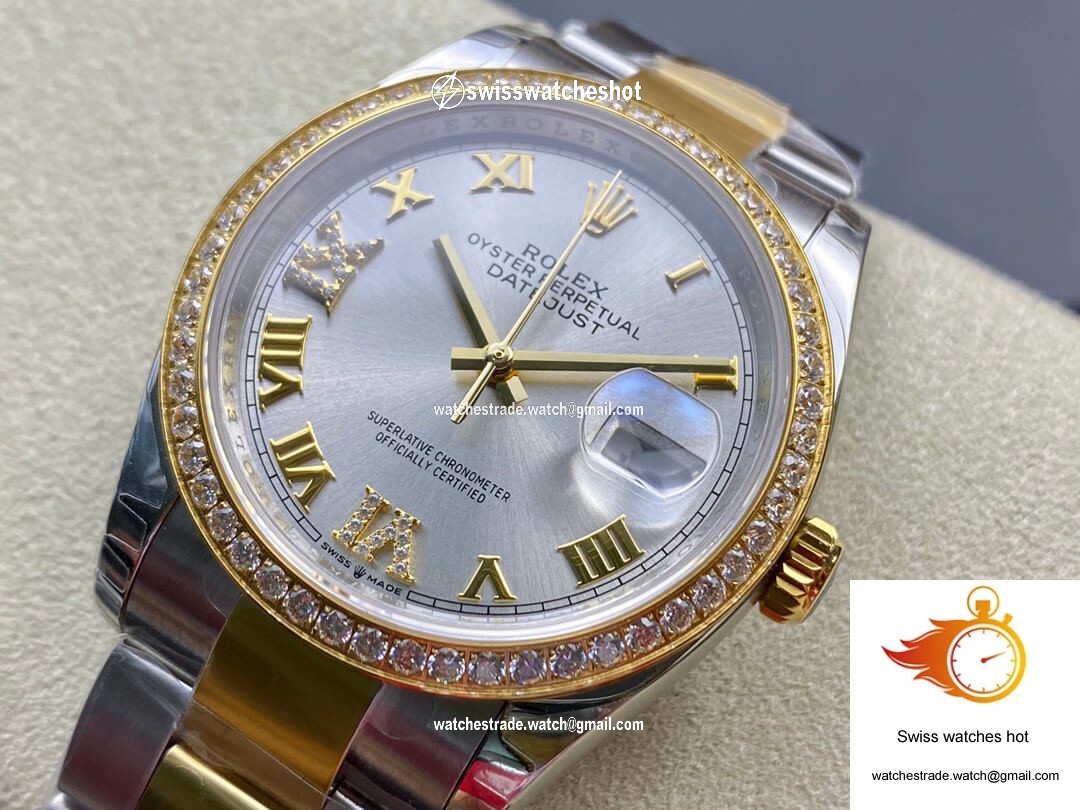 Rolex Datejust M126283RBR-0018 EW Factory Diamond-set Bezel 3