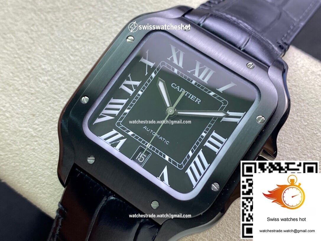 Cartier Santos WSSA0039 GF Factory Cowhide Strap 3