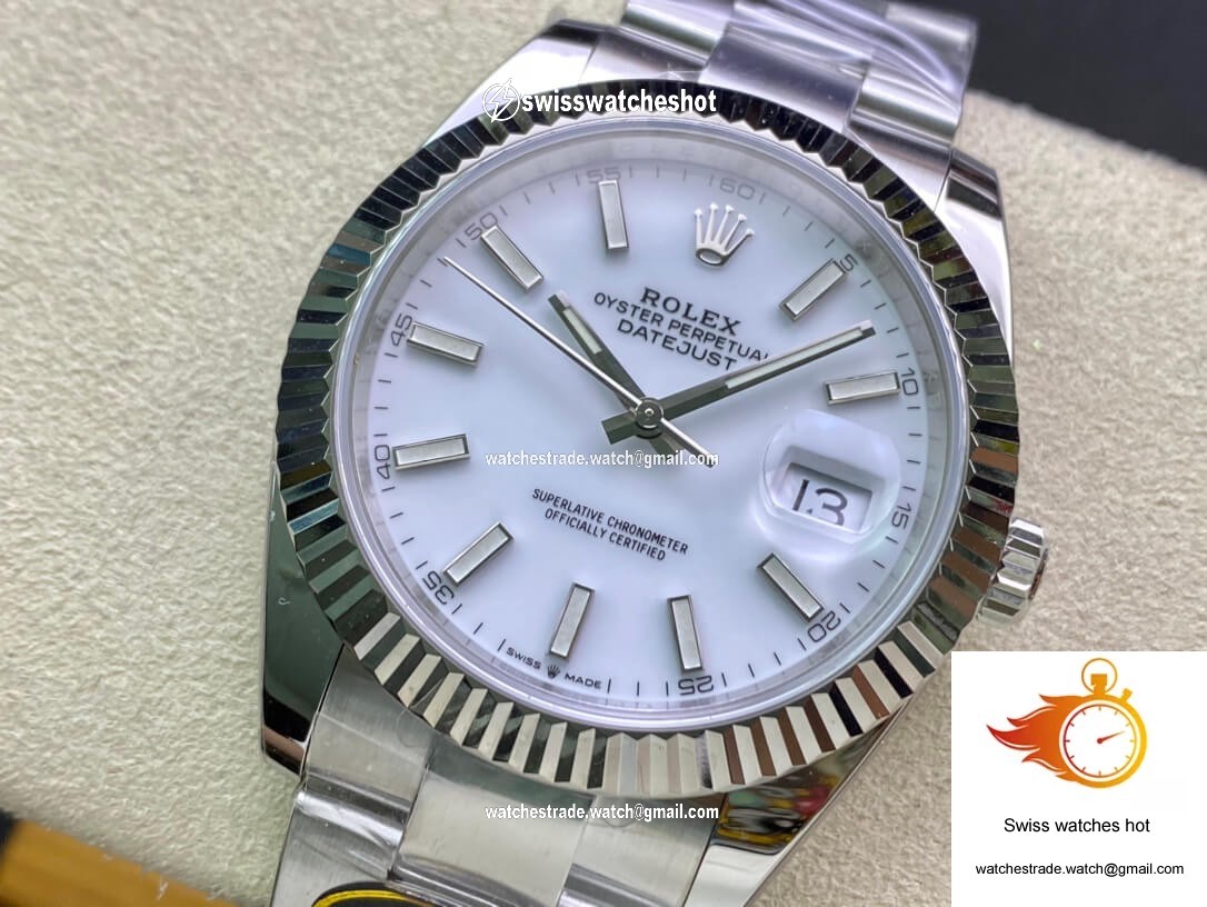 Rolex Datejust M126334-0009 Clean Factory White Dial 3