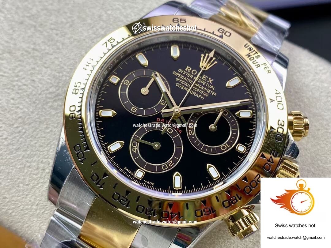Rolex Daytona M116503-0004 BT Factory Yellow Gold Black Dial 3