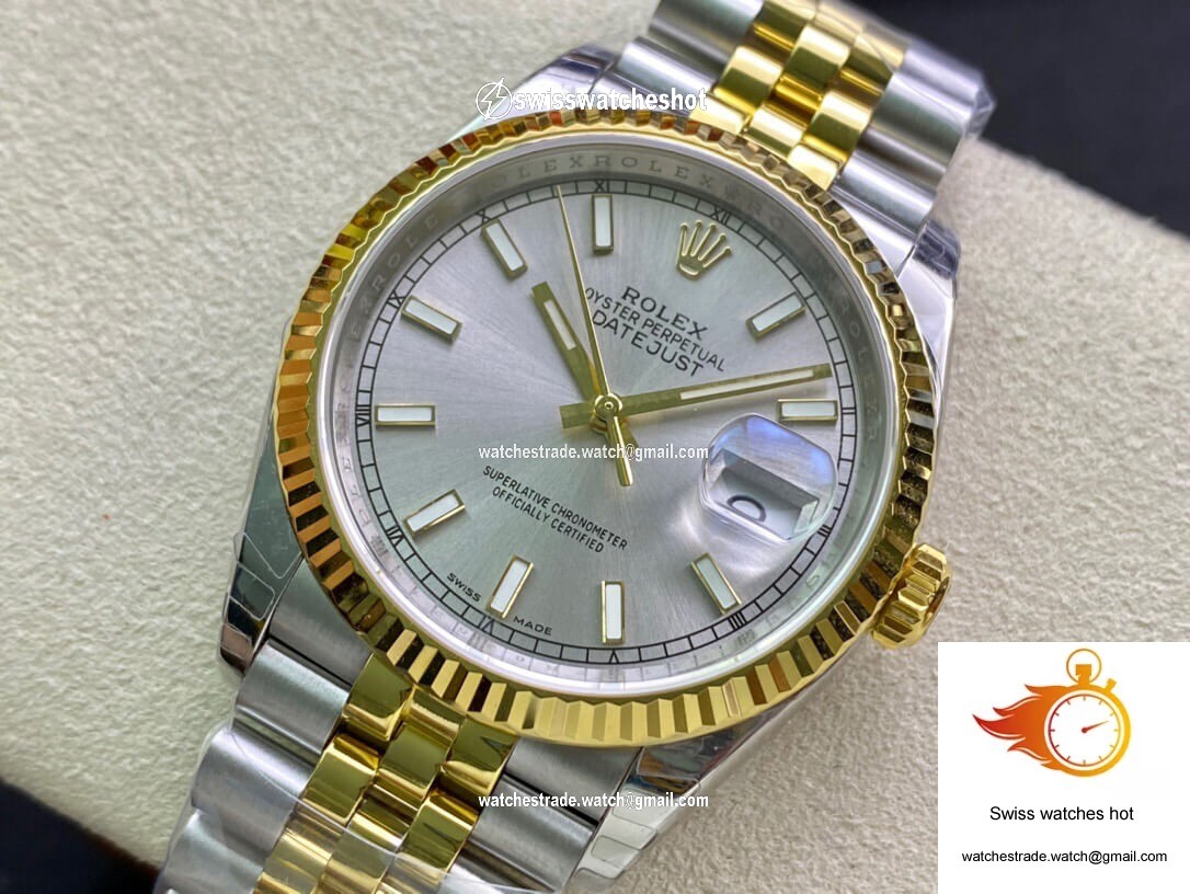 Rolex Datejust 126233 36MM EW Factory Yellow Gold 3