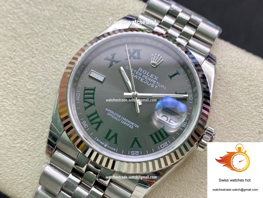 Rolex Datejust M126234-0045 36MM EW Factory Grey Dial 3