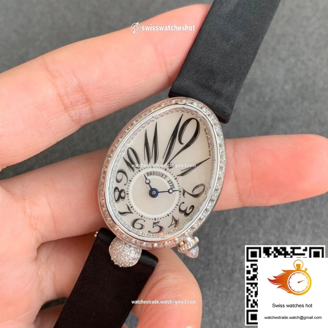 Breguet Reine De Naples 8928BB/5W/944/DD0D3L ZF Factory Diamond-set Bezel 3