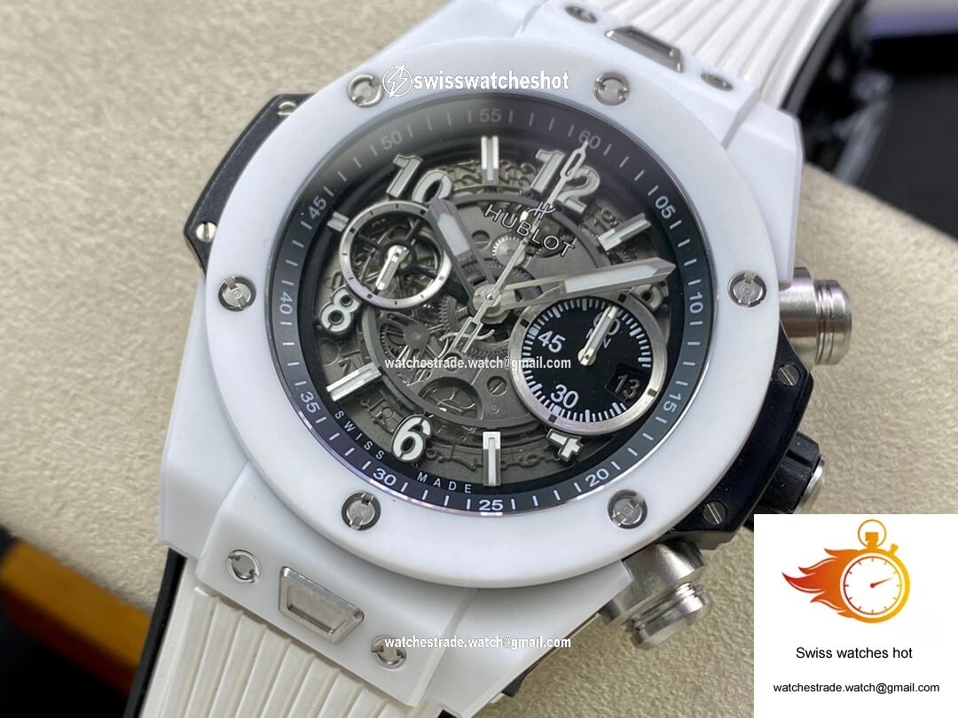 Hublot BIG BANG Unico 421.HX.1170.RX ZF Factory White Ceramic Case 3
