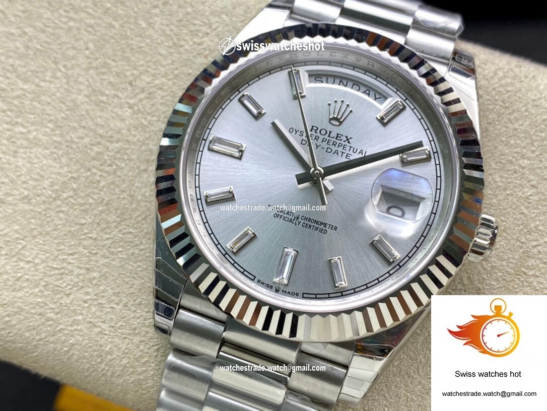Rolex Day Date M228239-0003 EW Factory Silver Dial 3