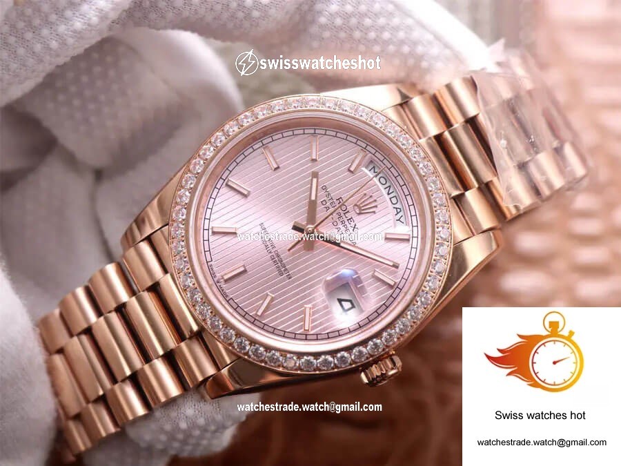 Rolex Day Date M228345RBR-0010 EW Factory Rose Gold 3