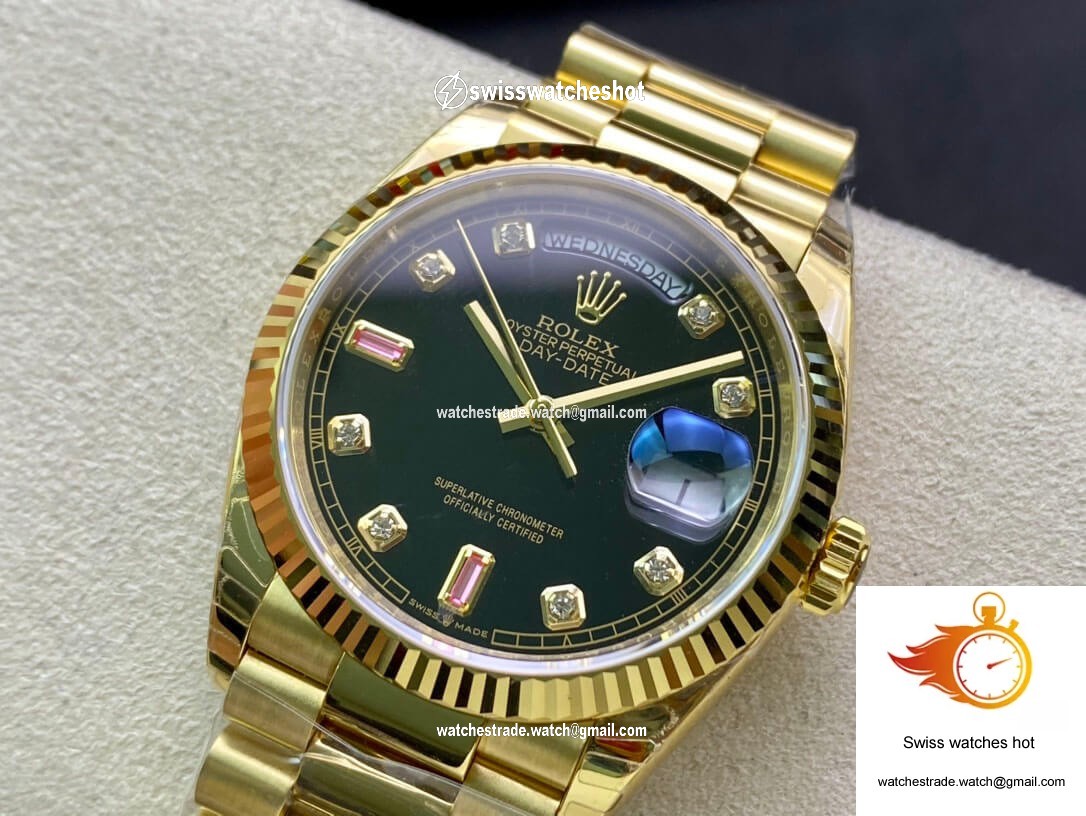 Rolex Day Date 118208 EW Factory Yellow Gold 3