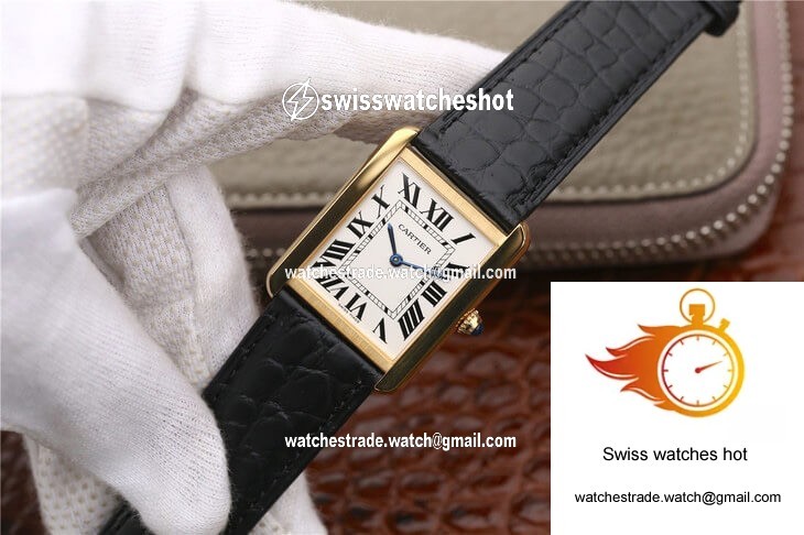 Cartier Tank W5200002 K11 Factory White Dial 3