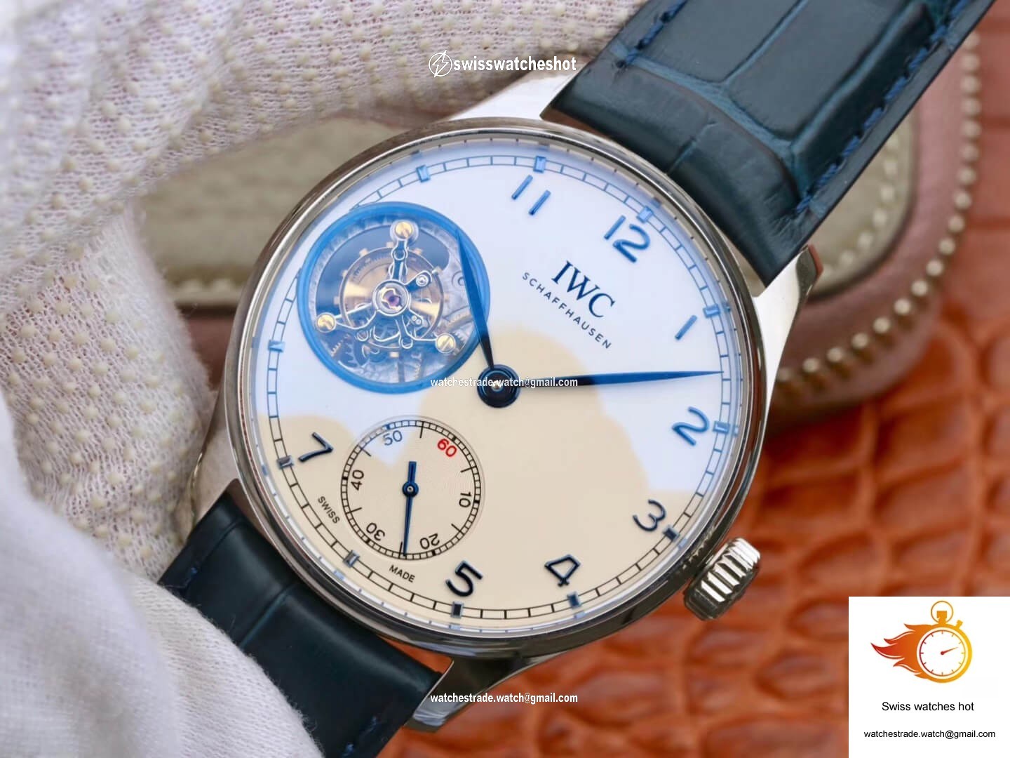 IWC Portuguese Tourbillon ZF Factory Stainless Steel White Dial 3