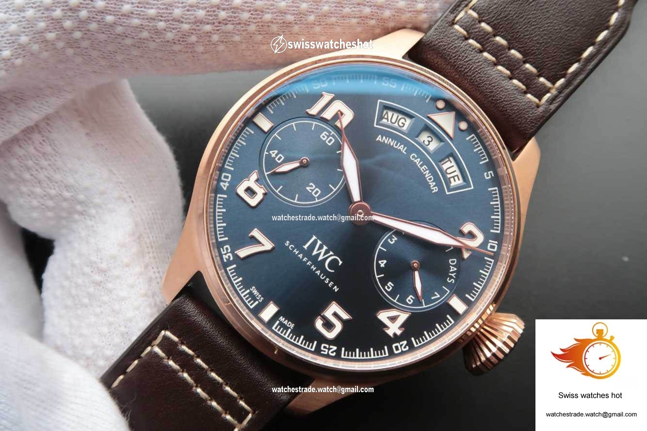 IWC Pilot IW502701 ZF Factory Blue Dial 3