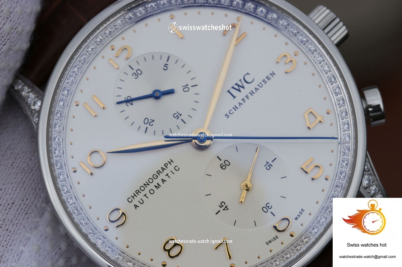 IWC Portugieser IW371440 ZF Factory V2 Stainless Steel Diamond 3