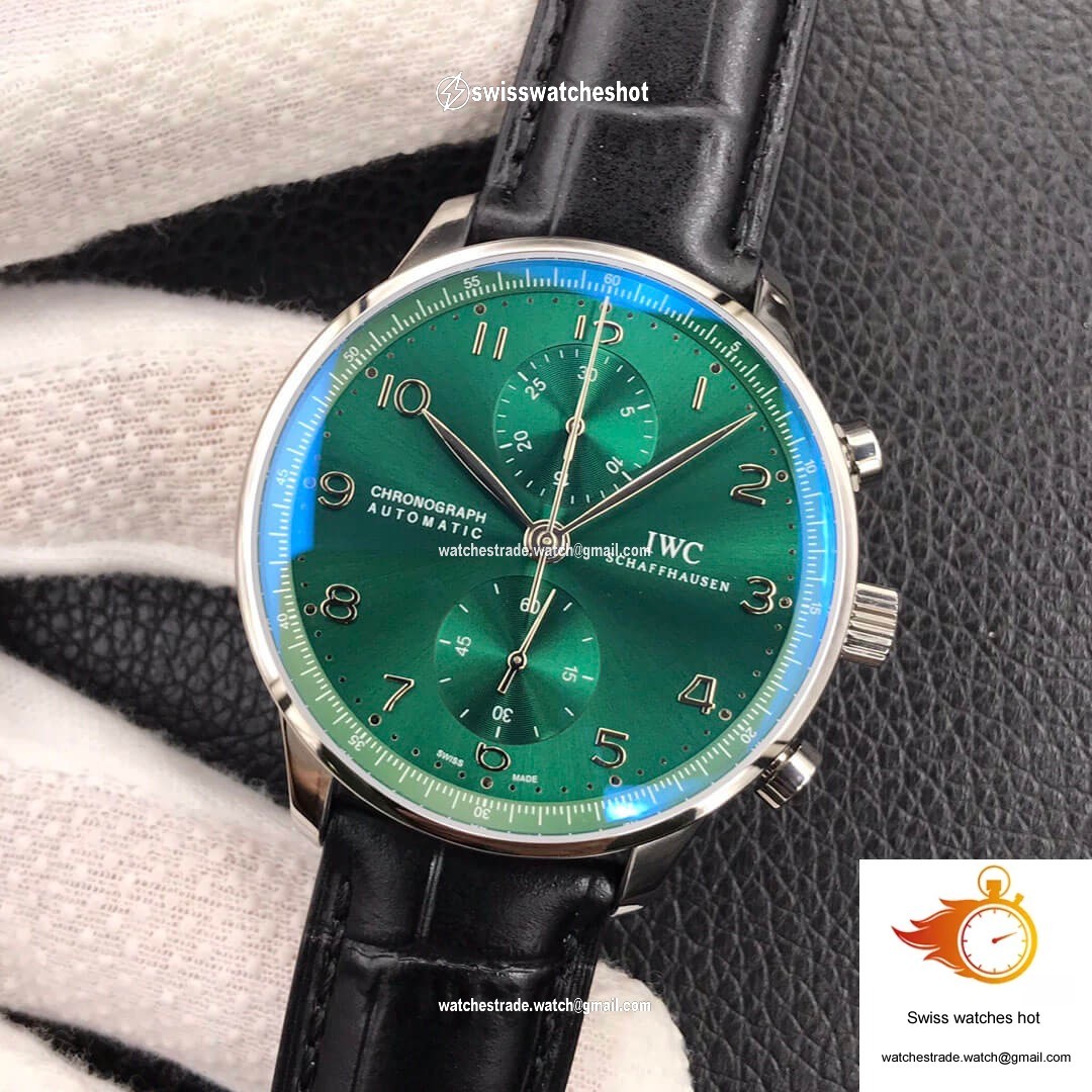 IWC Portugieser IW371615 ZF Factory Green Dial 3