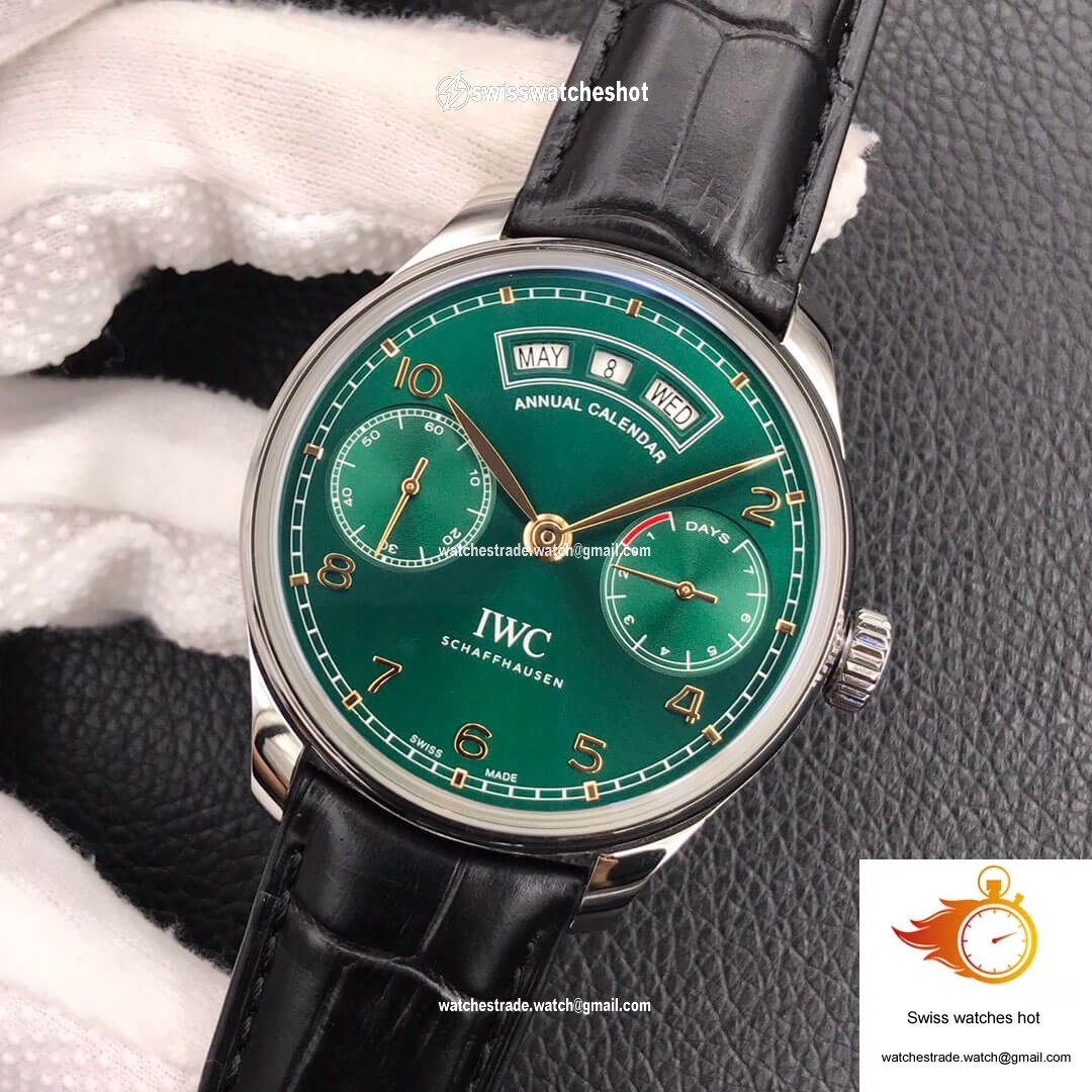 IWC Portugieser IW503510 ZF Factory Green Dial 3